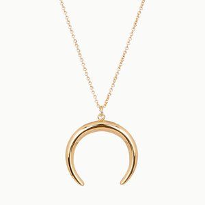 🇫🇷 Made in France 18K Gold Horn Necklace